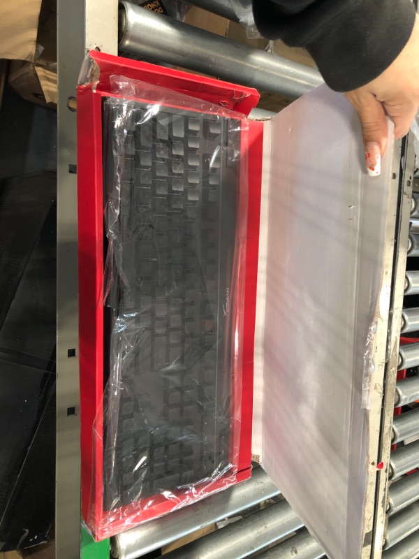 Photo 1 of HyperX Alloy Core RGB – Membrane Gaming Keyboard, Comfortable Quiet Silent Keys with RGB LED Lighting Effects, Spill Resistant, Dedicated Media Keys, Compatible with Windows 10/8.1/8/7 – Black