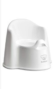 Photo 1 of BabyBjörn Potty Chair, White/Grey 
