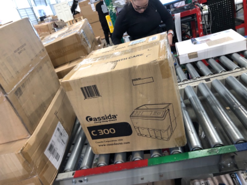 Photo 1 of Cassida C300 Professional USD Coin Counter, Sorter and Wrapper/Roller | 35% Faster Wrapping Coins with Quickload Technology | 300 Coins/Minute | Printing-Compatible | Includes 5 Wrapper Sets