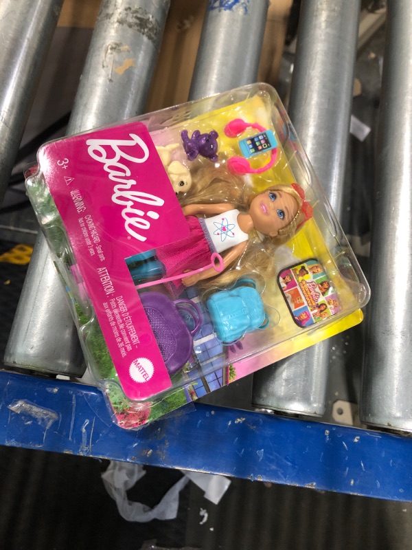 Photo 1 of Chelsea Travel Doll, Blonde, with Puppy, Carrier & Accessories, for 3 to 7 Year Olds
