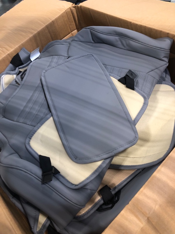 Photo 1 of LINGVIDO Car Seat Covers for Toyota RAV4 2013 2014 2015 2016 2017 2018, Waterproof Leatherette RAV 4 Seat Cover Auto Interior Accessories (Not for Hybrid) 2013-2018 RAV4 (Not for Hybrid) Gray