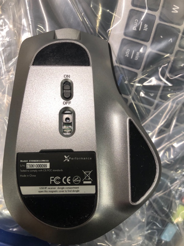Photo 1 of X9 Wireless Ergonomic Keyboard Mouse Combo - 2.4G+BT Optimized for Comfort - Bluetooth Ergonomic Split Keyboard with Wrist Rest and 6 Button Ergo Mouse - Rechargeable Mouse Keyboard - X9RBERGO2SGCB