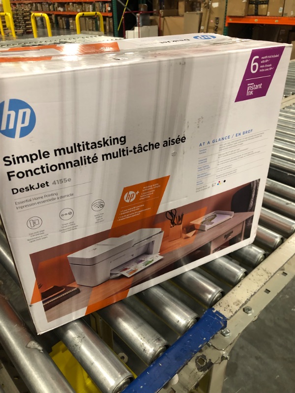 Photo 2 of HP DeskJet 4155e Wireless Color All-in-One Printer & 67XL Tri-Color High-Yield Ink Cartridge | 3YM58AN & 67XL Black High-Yield Ink Cartridge | 3YM57AN Printer 