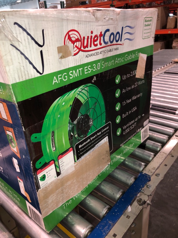 Photo 2 of QuietCool AFG SMT ES-3.0 Smart Attic Gable Fan