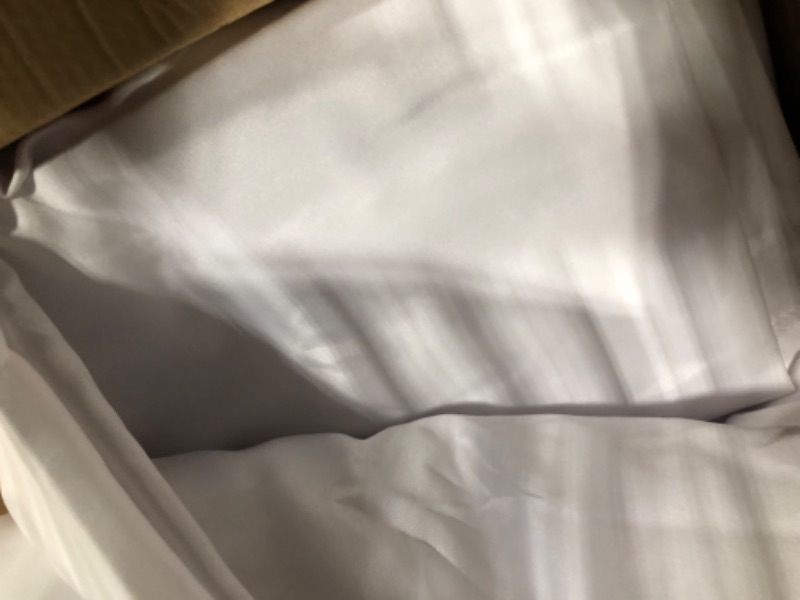 Photo 1 of 
Fitable White Tablecloths for Rectangle Tables, 6 Pack - 70 x 120 Inches - Reusable and Washable Table Clothes for 6-8 Ft Tables, Polyester Fabric Table.