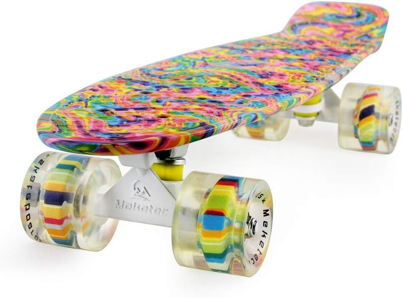 Photo 1 of 
Skateboards Complete 22 Inch Mini Cruiser Retro Skateboard for Kids Boys Youths Beginners