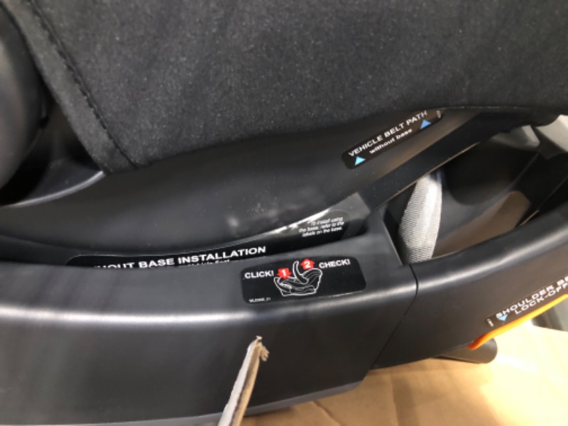 Photo 1 of Chicco KeyFit 35 Infant Car Seat - Onyx | Black Durable Woven Seat Pad Onyx