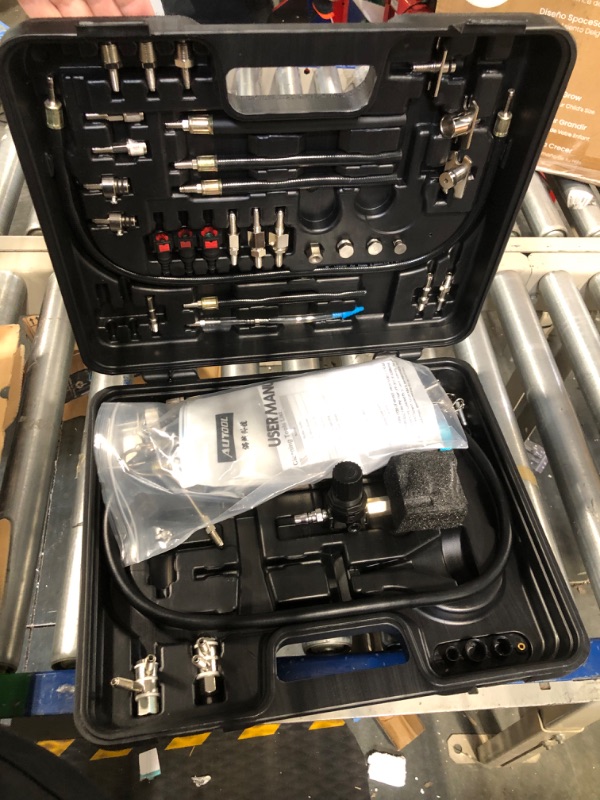 Photo 1 of Fuel Injector Cleaner Kit 1000ML 150PSI Fuel Injector Cleaning Kit Non-Dismantle Car Fuel Injection System Cleaner Tester Tool Intake Valve Manifold Throttle Body Catalytic Converter Cleaner Machine