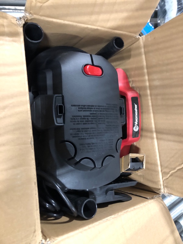 Photo 1 of Vacmaster Red Edition VHB305M 1101 Wall Mount Wet Dry Vacuum 3.2 Gallon 2.5 Peak HP