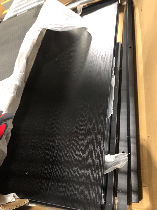 Photo 1 of Coleshome 50" L Shaped Desk Computer Desk, L Desk Computer Corner Desk for Home Office Gaming Writing Workstation, Space-Saving, Easy to Assemble Pure Black 50-Inch