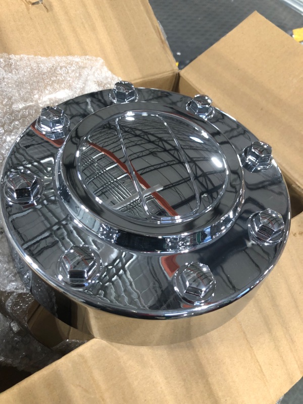 Photo 3 of KARPAL 2 Front and 2 Rear Alcoa Alloy Wheel Center Hub Cap Hubcap Compatible With 2011-2018 Ram 3500 1-TON Dually DRW