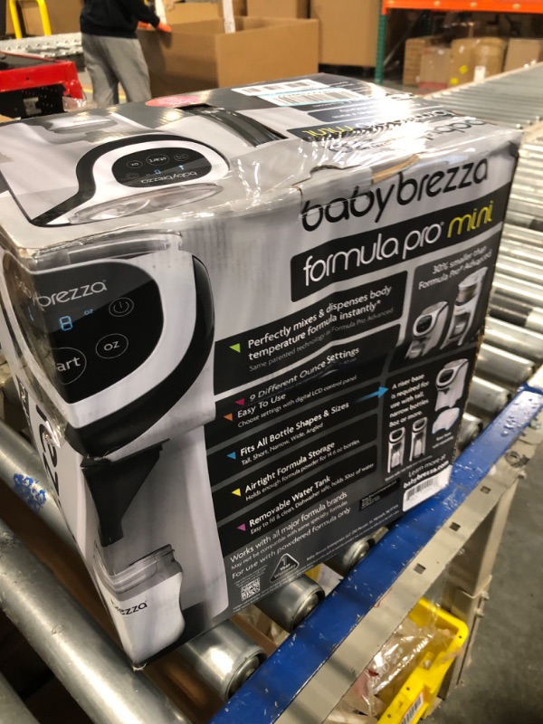 Photo 2 of Baby Brezza Formula Pro Mini Baby Formula Maker – Small Baby Formula Mixer Machine Fits Small Spaces and is Portable for Travel– Bottle Makers Makes The Perfect Bottle for Your Infant On The Go Formula Pro Mini Dispenser Machine