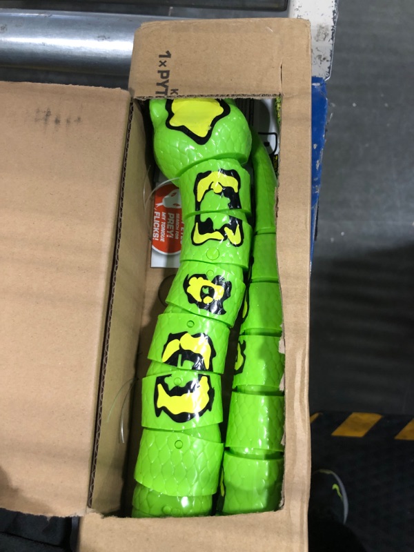 Photo 1 of Robo Alive King Python by ZURU (Frustration Free Packaging) Battery-Powered Robotic Snake , Interactive Kids Toys, Giant Prank Snake Toy for Boys, 31 Inches Green