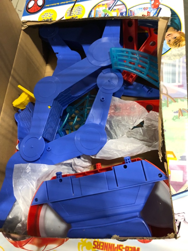 Photo 1 of ***FOR PARTS ONLY****

Marvel Spidey and His Amazing Friends Web-Spinners Web-Quarters, Kids Playset with Action Figure, Vehicle, and Accessories, Super Hero Toys, Ages 3 and Up (English)