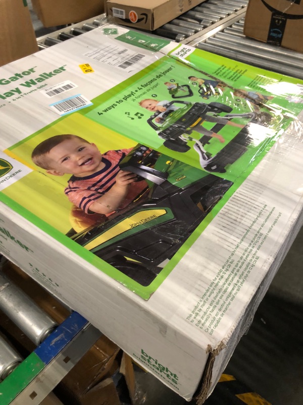 Photo 2 of Bright Starts John Deere Gator Ways to Play 4-in-1 Baby Activity Push Walker, Green, Age 6 Months+