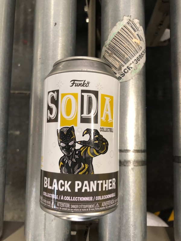 Photo 3 of Funko Vinyl Soda: Black Panther Wakanda Forever - Black Panther with Chase (Styles May Vary)