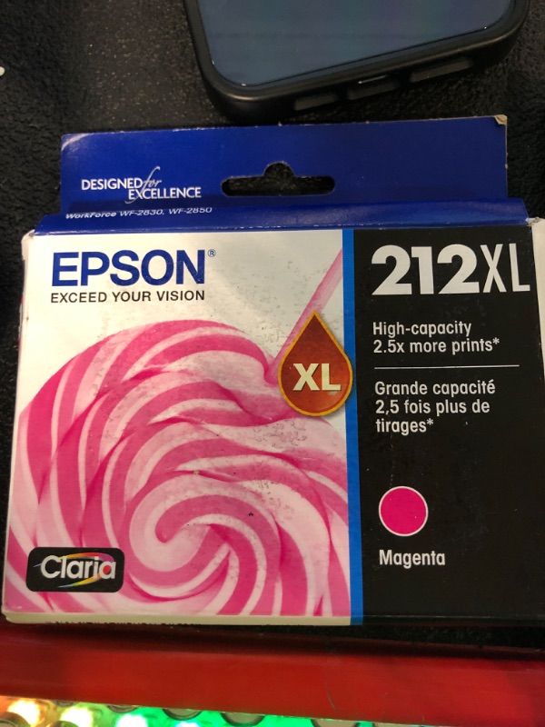 Photo 2 of EPSON T212 Claria -Ink High Capacity Magenta -Cartridge (T212XL320-S) for Select Epson Expression and Workforce Printers Ink Cartridge