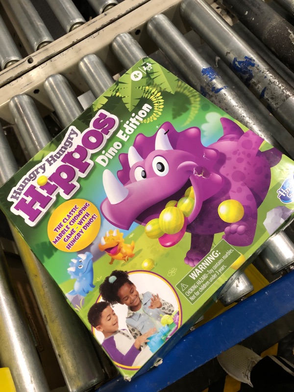 Photo 3 of Hasbro Gaming Hungry Hungry Hippos Dino Edition Board Game, Pre-School Game for Ages 4 and Up; For 2 to 4 Players (Amazon Exclusive)