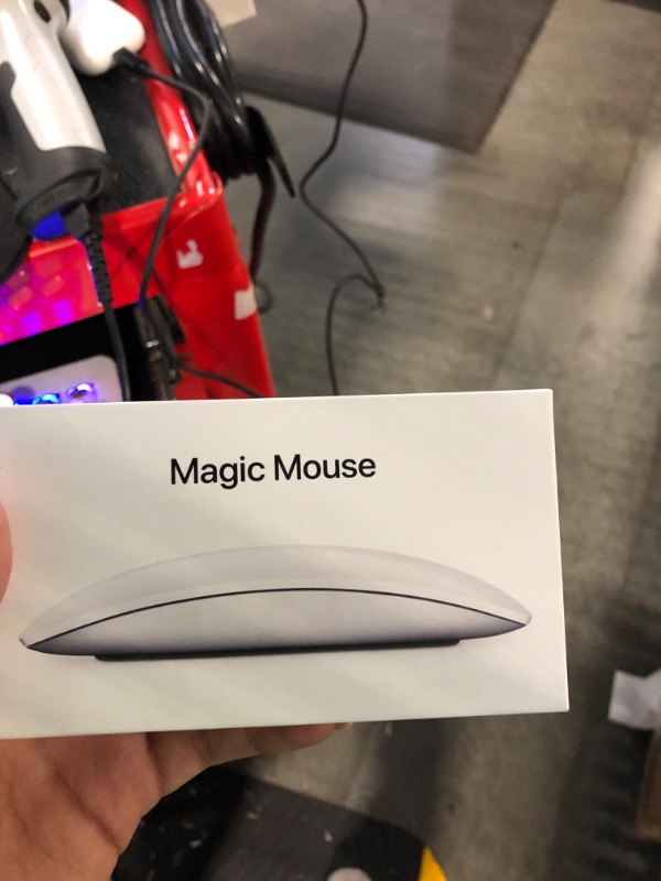 Photo 4 of Apple Magic Mouse (Wireless, Rechargable) - White Multi-Touch Surface