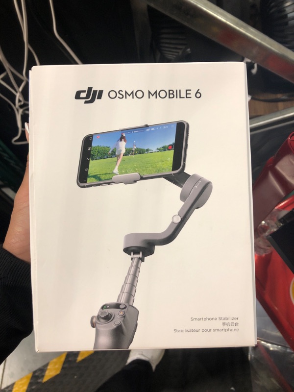 Photo 2 of DJI Osmo Mobile 6 Smartphone Gimbal Stabilizer, 3-Axis Phone Gimbal, Built-In Extension Rod, Portable and Foldable, Android and iPhone Gimbal with ShotGuides, Vlogging Stabilizer, YouTube TikTok Video