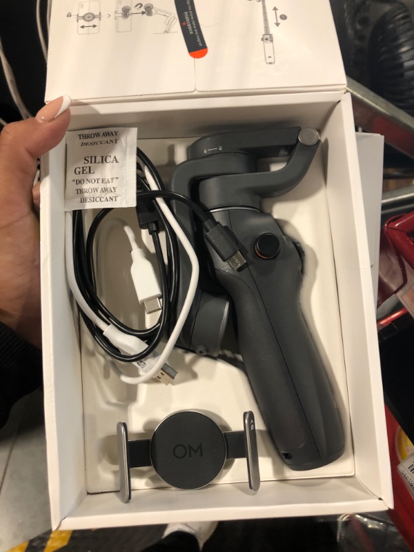 Photo 3 of DJI Osmo Mobile 6 Smartphone Gimbal Stabilizer, 3-Axis Phone Gimbal, Built-In Extension Rod, Portable and Foldable, Android and iPhone Gimbal with ShotGuides, Vlogging Stabilizer, YouTube TikTok Video