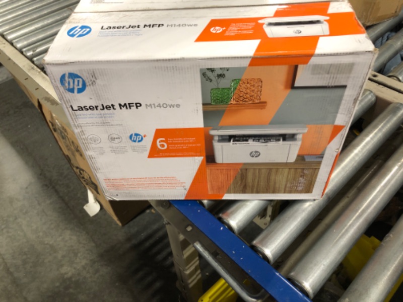 Photo 1 of HP LaserJet MFP M140we All-in-One Wireless Black & White Printer with HP+ and Bonus 6 Months Instant Ink (7MD72E) New Version: HP+, M140we