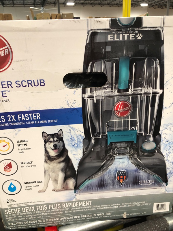 Photo 3 of Hoover Power Scrub Elite Carpet Cleaner w/HeatForce, FH50250