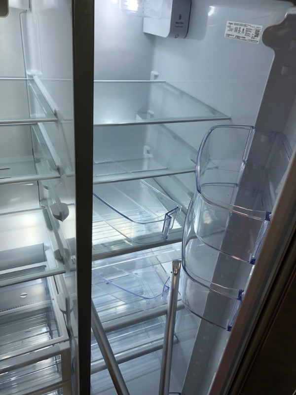 Photo 6 of Whirlpool 28.4-cu ft Side-by-Side Refrigerator with Ice Maker (Fingerprint Resistant Stainless Steel)
