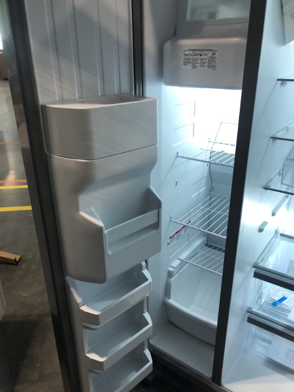 Photo 1 of Whirlpool 24.6-cu ft Side-by-Side Refrigerator with Ice Maker (Fingerprint Resistant Stainless Steel)
