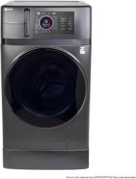 Photo 1 of GE Profile 4.8-cu ft Capacity Carbon Graphite Ventless All-in-One Washer/Dryer Combo ENERGY STAR

