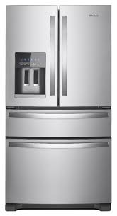 Photo 1 of Whirlpool 24.5-cu ft 4-Door French Door Refrigerator with Ice Maker (Fingerprint Resistant Stainless Steel) ENERGY STAR