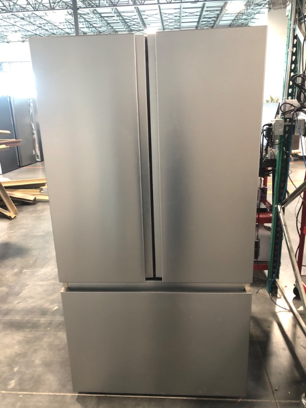Photo 3 of Hisense 26.6-cu ft French Door Refrigerator with Ice Maker (Fingerprint Resistant Stainless Steel) ENERGY STAR