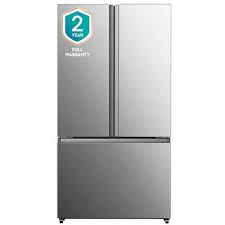 Photo 1 of Hisense 26.6-cu ft French Door Refrigerator with Ice Maker (Fingerprint Resistant Stainless Steel) ENERGY STAR