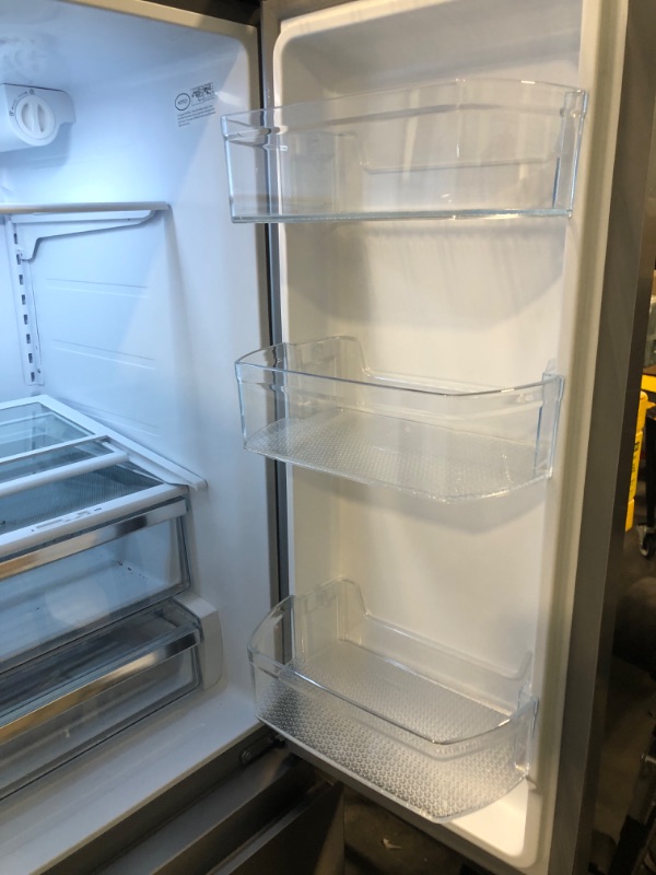 Photo 7 of Hisense 26.6-cu ft French Door Refrigerator with Ice Maker (Fingerprint Resistant Stainless Steel) ENERGY STAR