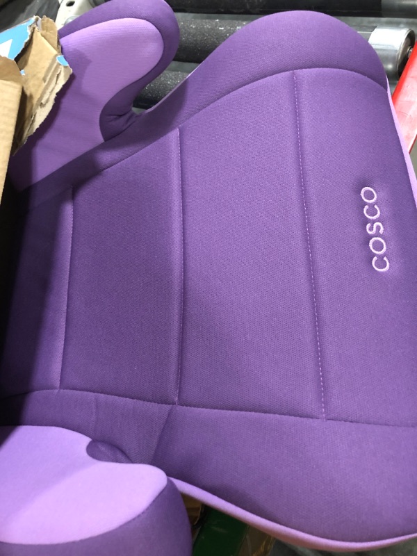 Photo 4 of Cosco Topside Booster Car Seat - Easy to Move, Lightweight Design (Grape), 1 Count (Pack of 1)