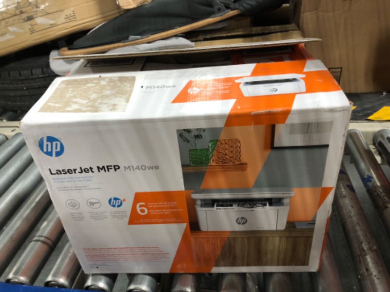 Photo 2 of HP LaserJet MFP M140we All-in-One Wireless Black & White Printer with HP+ and Bonus 6 Months Instant Ink (7MD72E) New Version: HP+, M140we