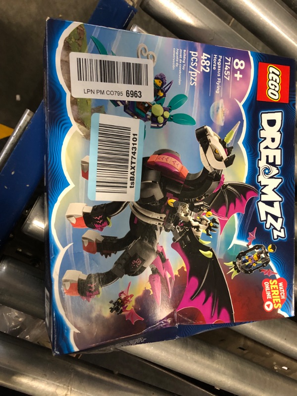 Photo 2 of LEGO DREAMZzz Pegasus Flying Horse 71457 Building Toy Set, Fantasy Action Figure Creature, Comes with 3 Minifigures Including The Nightmare King, Unique Birthday Gift for Girls and Boys Ages 8+