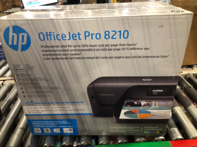 Photo 2 of HP OfficeJet Pro 8210 Wireless Color Printer (D9L64A) with and Instant Ink $5 Prepaid Code Printer + Instant Ink