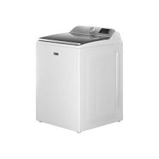 Photo 1 of Maytag Smart Capable 4.7-cu ft High Efficiency Agitator Smart Top-Load Washer (White)
