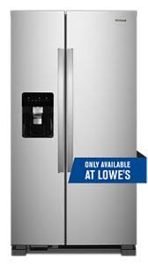 Photo 1 of Whirlpool 24.6-cu ft Side-by-Side Refrigerator with Ice Maker (Fingerprint Resistant Stainless Steel)
