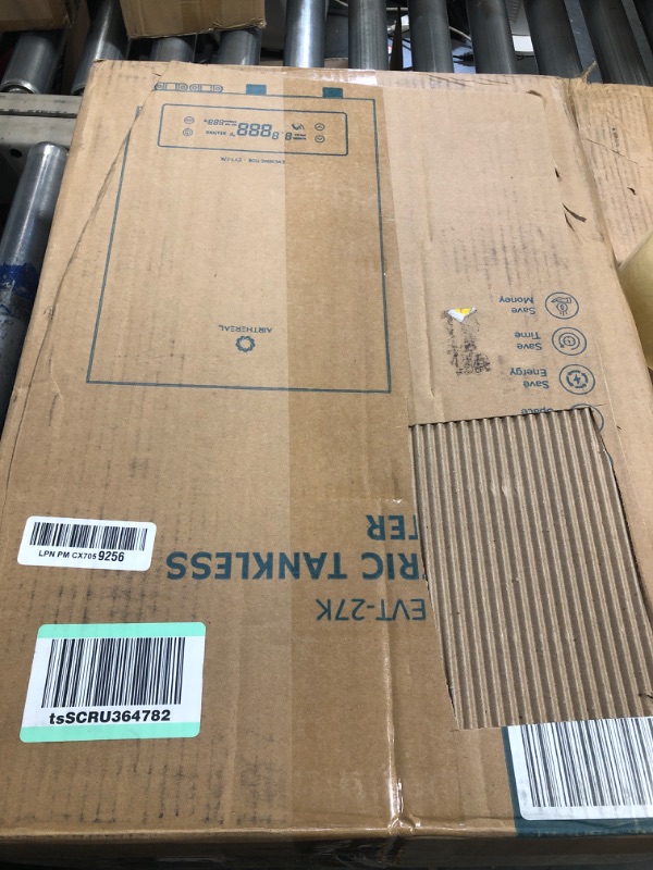 Photo 2 of Airthereal Electric Tankless Water Heater, 27kW, 240Volts - Endless On-Demand Hot Water - Self Modulates to Save Energy Use - Small Enough to Install Anywhere - for 3 Showers, Evening Tide series