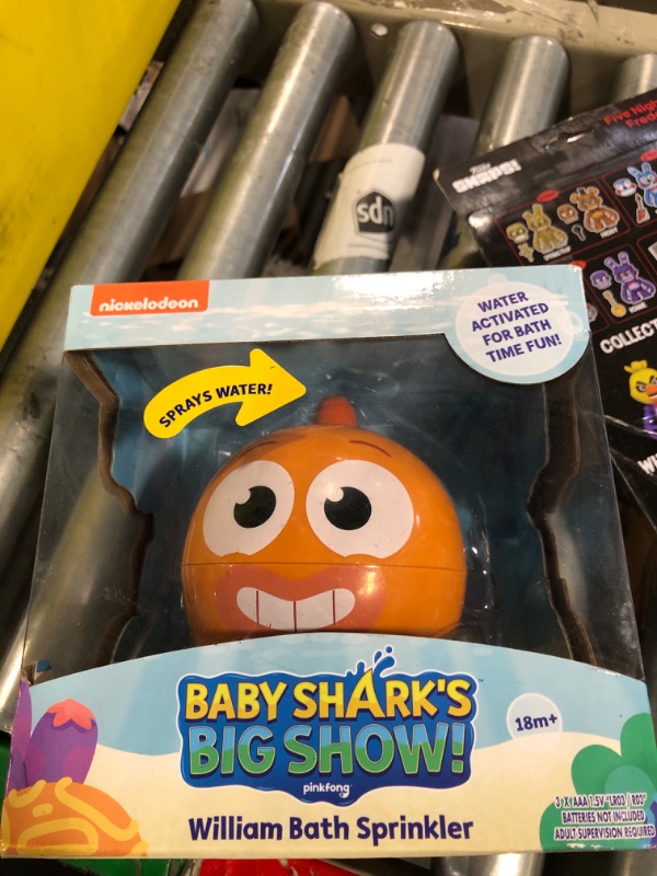 Photo 2 of WowWee Baby Shark's Big Show! Bath Sprinkler and Water Toy - Kids Bath Toys (William)