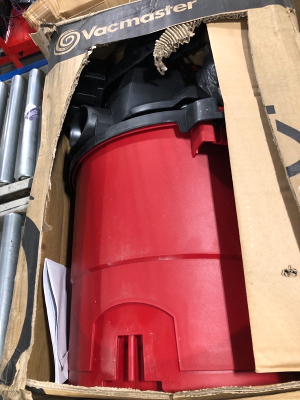 Photo 3 of Vacmaster Red Edition VJH1211PF 1101 Heavy-Duty Wet Dry Vacuum Cleaner 12 Gallon 5.5 Peak HP 2-1/2 inch Hose