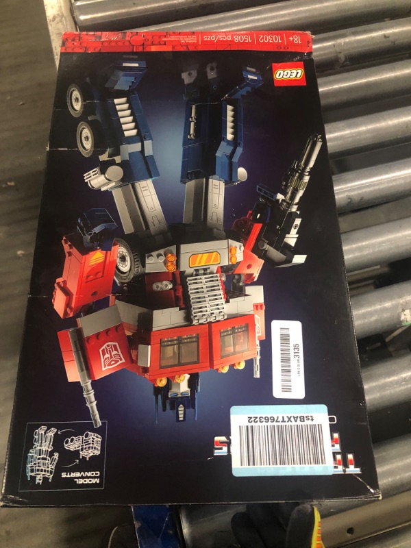 Photo 2 of LEGO Optimus Prime 10302 Building Set for Adults; Build a Collectible Model of a Transformers Legend (1,508 Pieces), 11.1 x 18.9 x 3.58 inches FrustrationFree Packaging