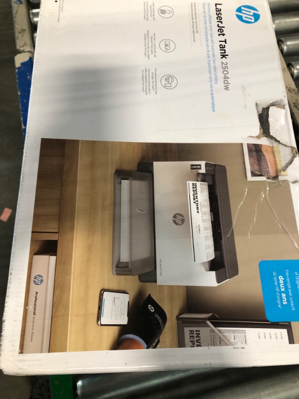 Photo 1 of HP Laserjet-Tank 2504dw Wireless Black & White Monochrome Printer Prefilled with Up to 2 Years of Original HP-Toner (2R7F4A) New version