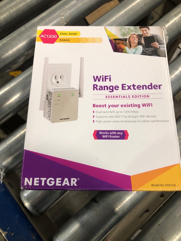 Photo 2 of NETGEAR Wi-Fi Range Extender EX6120 - Coverage Up to 1500 Sq Ft and 25 Devices with AC1200 Dual Band Wireless Signal Booster & Repeater (Up to 1200Mbps Speed), and Compact Wall Plug Design WiFi Extender AC1200