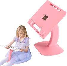 Photo 1 of OATSBASF Book Reading Stand, Height Adjustable Book Holder Stand with Book Clip, Book Holder for Reading Hand Free, Kid-Friendly Ergonomic Book Stand, Portable Book Reading Stand for Bed Floor Sofa (Pink)