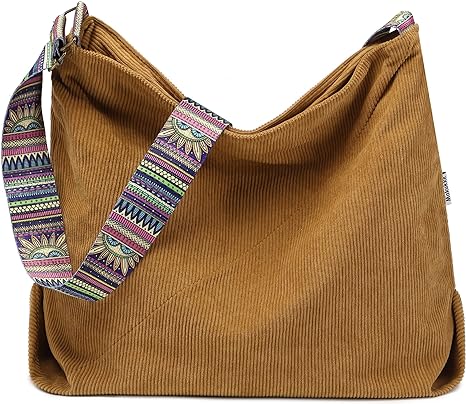 Photo 1 of Makukke Tote Bag Women Large Crossbody Bag Stylish Handbag for Women Corduroy Hobo Bag Fashion shoulder Bag Purse