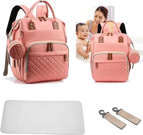 Photo 1 of Axcone Baby Diaper Bag Backpack with Changing Pads mommy Bags Boys Girl Unisex Multifunction Travel Baby