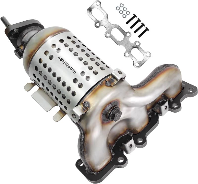 Photo 1 of ABYSMAUTO Front Right Catalytic Converter Compatible with Ford Explorer/Flex/Police Interceptor Sedan/Tautus 2013-2019 Lincoln MKS/MKZ 13-16 3.5L Catalytic Convertor Euro V 641479 (EPA Compliant)